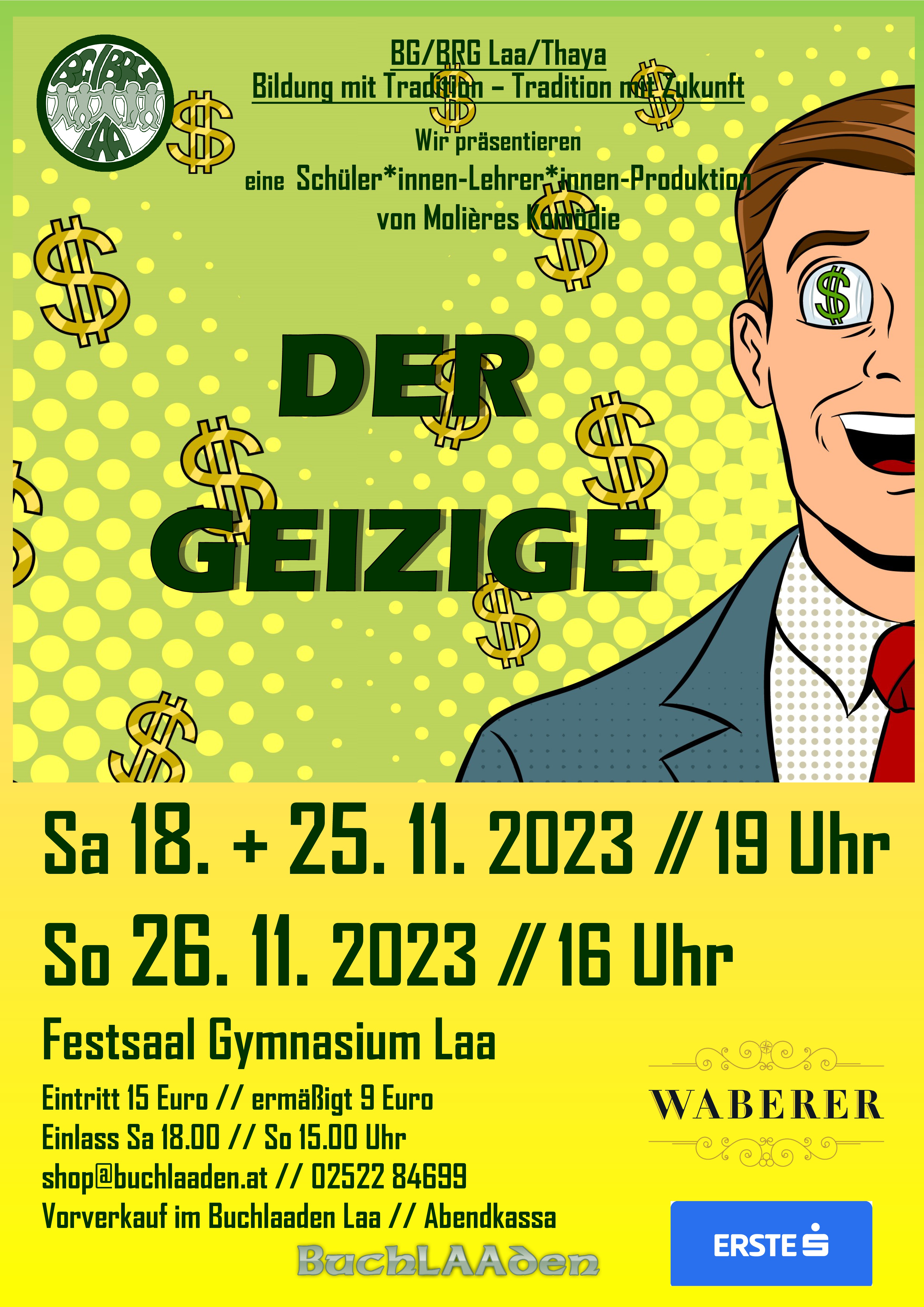 DerGeizige Plakat gelbgrn final page 0