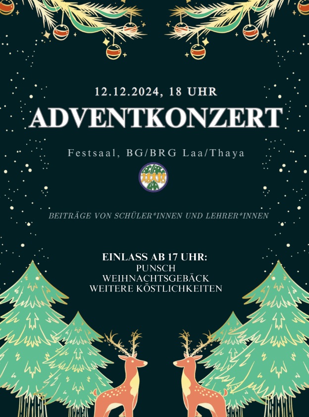 adventkonzert plakat